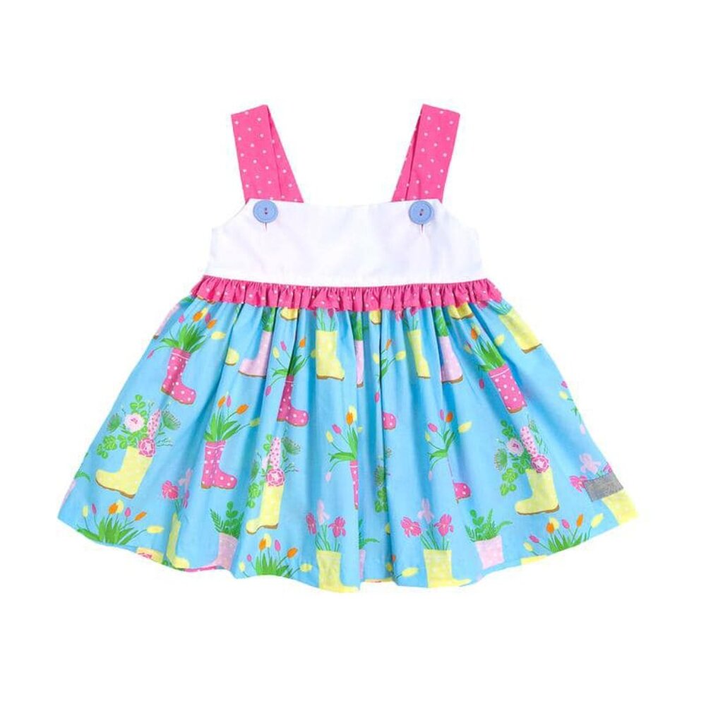 Eleanor Rose 6/7 Rainboots Clementine Top